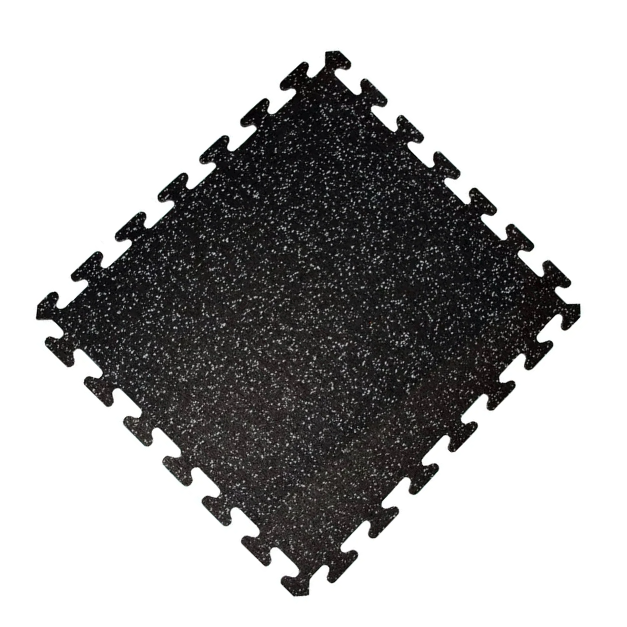 Rubber Interlocking Mats - Black with White Speckles - 10mm