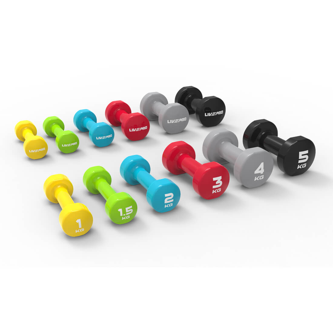 Studio Colored Dumbbells (Sold as Pairs)